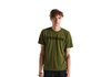 Specialized Men's Wordmark Short Sleeve T-Shirt M Olive Green