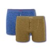 Le Patron Boxers Bicycles olive green riviera blue L